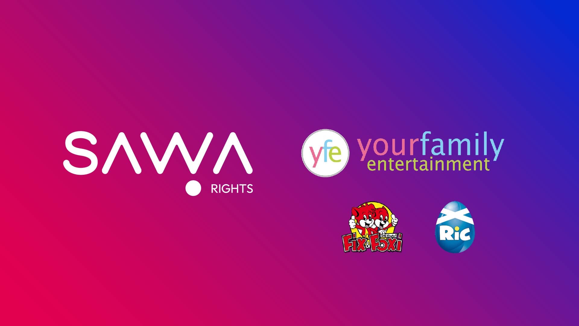 SAWA Rights Secures Exclusive Distribution Partnership with Your Family Entertainment for Fix&Foxi and RiC.today Channels in the MENA Region